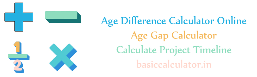 Age difference calculator 